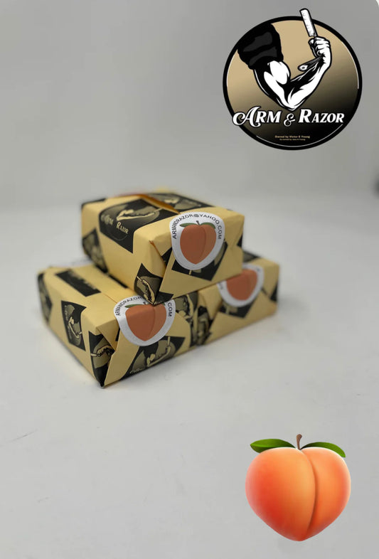 peach shea butter soap